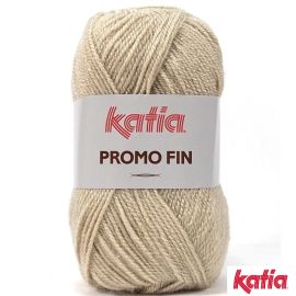pelote de fil à tricoter Katia Promo fin Beige clair