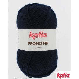 pelote de fil à tricoter Katia Promo fin Bleu marine