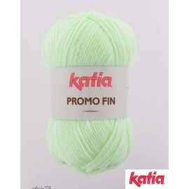 pelote de fil à tricoter Katia Promo fin Vert pastel