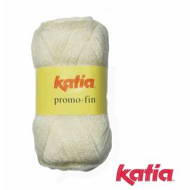 pelote de fil à tricoter Katia Promo fin Ecru