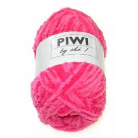 fil à tricoter à tricoter Piwi Rose Fuchsia en 100 % polyester