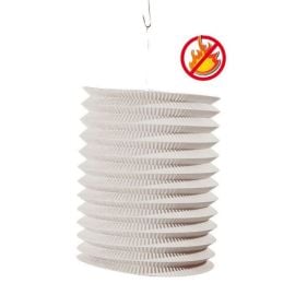 Lampion Cylindrique 16 cm Blanc