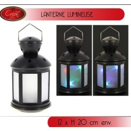 Lanterne lumineuse de noel multicolore