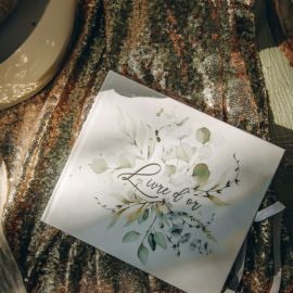 Livre d'or mariage Theme Eucalyptus