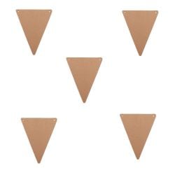 Lot de 5 fanions Kraft 