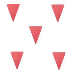 Lot de 5 fanions Rouge
