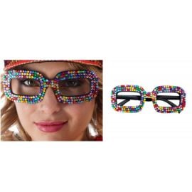 Lunettes Fluo lot de 4, accessoire de deguisement pas cher - Badaboum