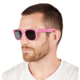 Lunettes Blues Brothers - rose fluo - adulte