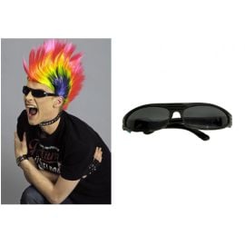 lunettes - punk - noir