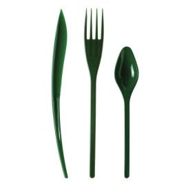 Ménagère en plastique Vert Sapin