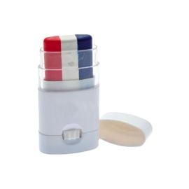 Maquillage 3 Bandes Bleu Blanc Rouge