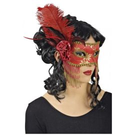 masque - commedia - rouge et or