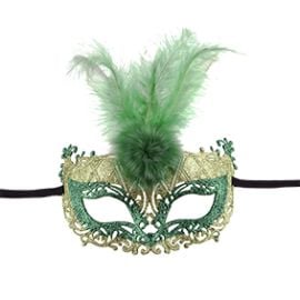 Masque loup prestige Vert anis 