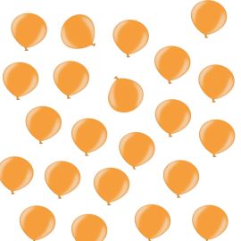 Mini ballon gonflable nacré Orange 12cm