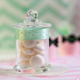 mini bocal mariage en verre confiseur 