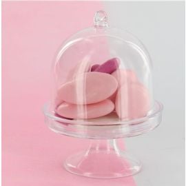 mini cloche mariage verre