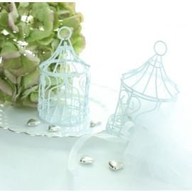 Mini tonnelle en fer forgé Blanc 
