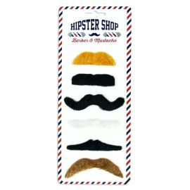 Moustache Party (Set de 6 Moustaches Assorties