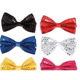 Nœud papillon à sequins - couleur aléatoire