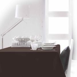 Nappe de table Today Rectangulaire 150 x 250 cm Chocolat