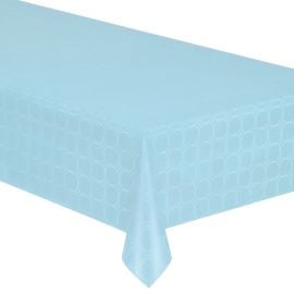 Nappe en papier damassé Bleu Ciel