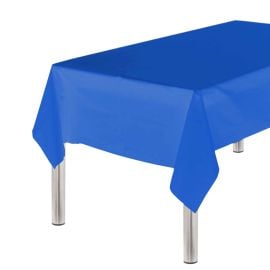 Nappe en plastique rectangulaire Bleu Roi