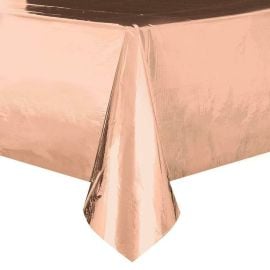 Nappe en plastique rectangulaire Rose Gold