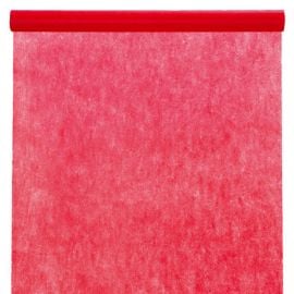 Nappe en Tissu intissé Rouge en rouleau 10mx120cm