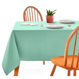 Nappe en tissu rectangle Menthe 150x250cm