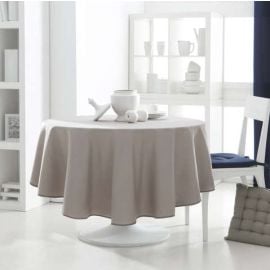 Nappe ronde Beige anti tache 180 cm