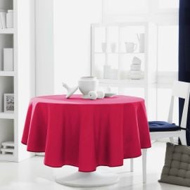 Nappe ronde anti tache 180 cm Fuchsia