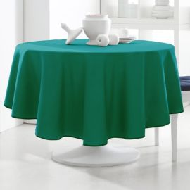 Nappe ronde Emeraude 180cm anti tache