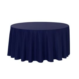 Nappe ronde jetable 240cm Bleu Marine