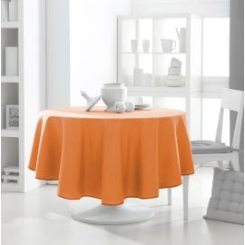 Nappe ronde Orange 180cm anti tache
