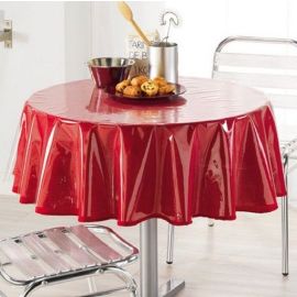 nappe ronde transparente cristal 180cm