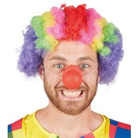 Nez de clown rouge couineur face