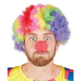 Nez de clown rouge en mousse