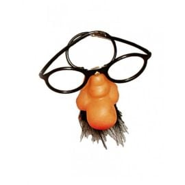 nez en caoutchouc - lunette et moustache