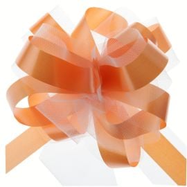 Noeud automatique en tulle Orange 