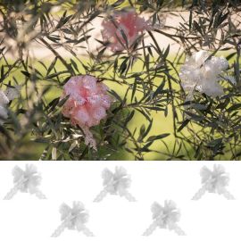 Noeud automatique Fleur Blanc