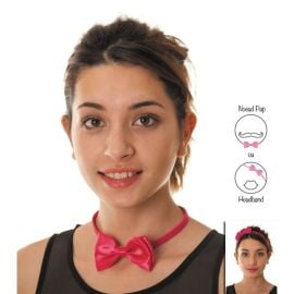 Nœud Papillon Satin Fuschia