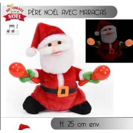 Père noel automate avec Maracas