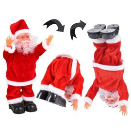 Père noel automate Fait le poirier
