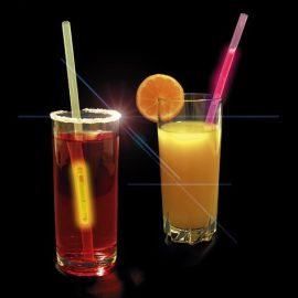Paille lumineuse fluorescente