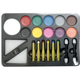 Palette de maquillage - fards gras - 11 couleurs