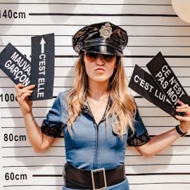 Pancarte Photobooth Police Arrestation