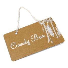 Panneau a suspendre Candy Bar