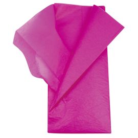 Feuille de papier de soie Fuchsia x 5 pièces