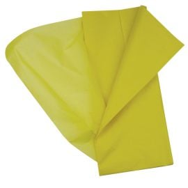 Feuille de papier de soie Jaune x 5 pièces