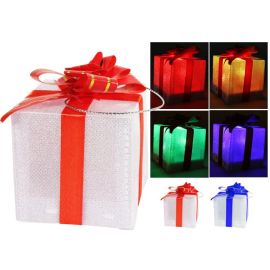 Paquet cadeau lumineux LED variation de couleurs